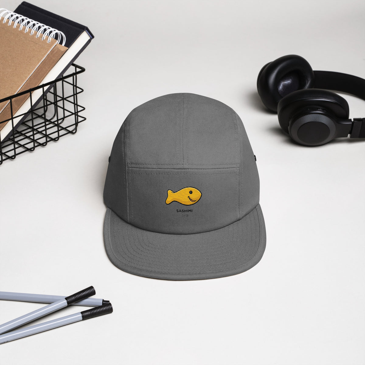 金鮮クラッカー刺身 (Golden Fresh Cracker Sashimi) Five Panel Cap