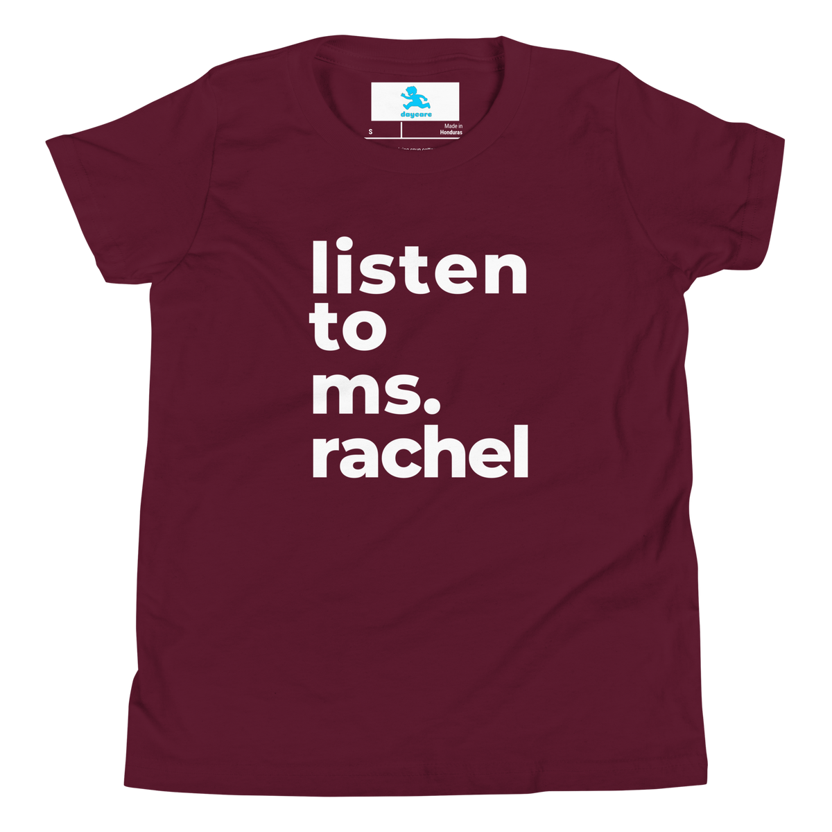 "Listen to Ms. Rachel" T-Shirt— "Listen to Ms. Rachel" T-Shirt—Youth Short Sleeve T-Shirt