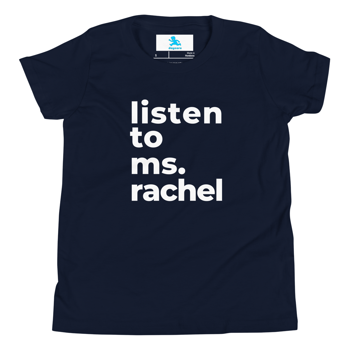 "Listen to Ms. Rachel" T-Shirt— "Listen to Ms. Rachel" T-Shirt—Youth Short Sleeve T-Shirt