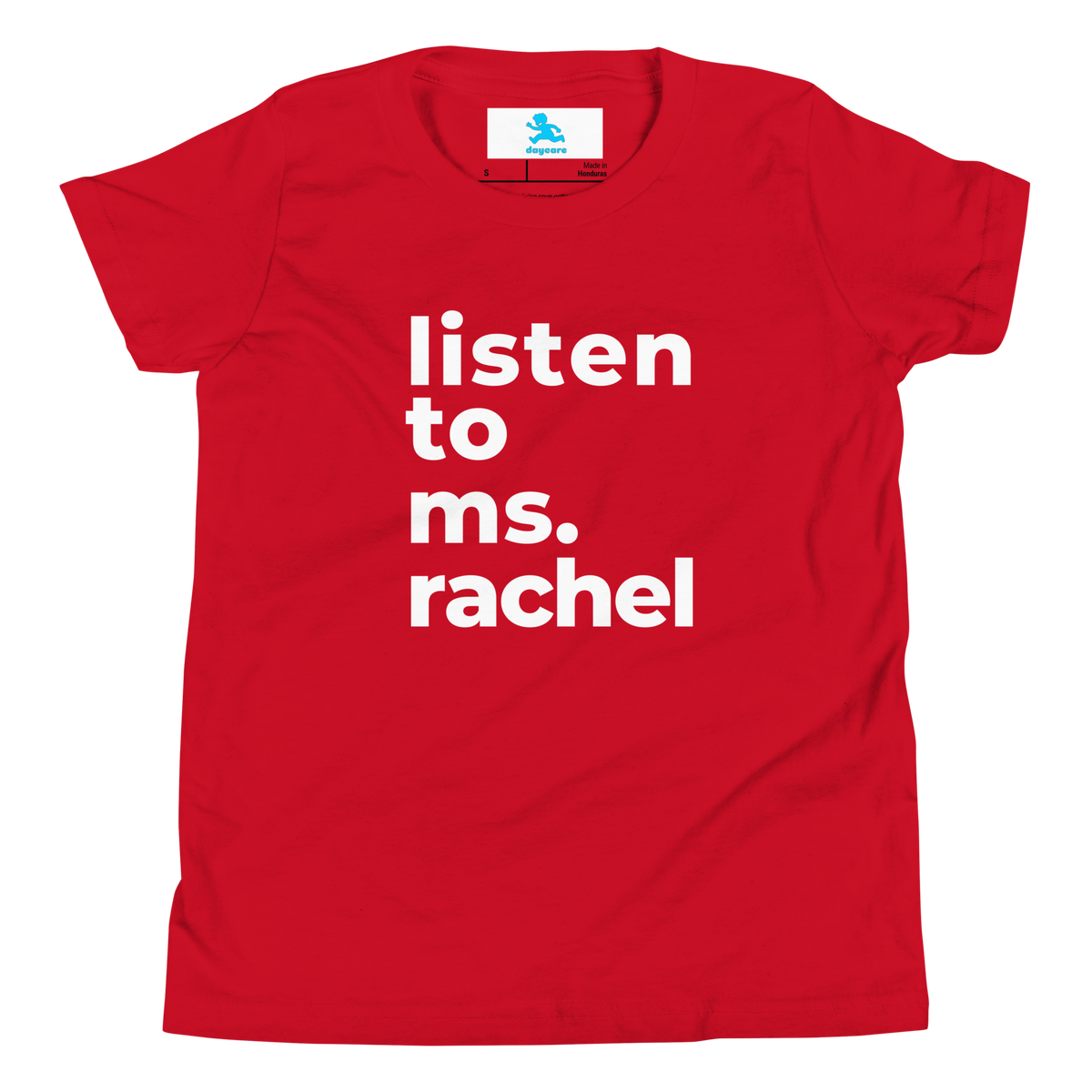 "Listen to Ms. Rachel" T-Shirt— "Listen to Ms. Rachel" T-Shirt—Youth Short Sleeve T-Shirt